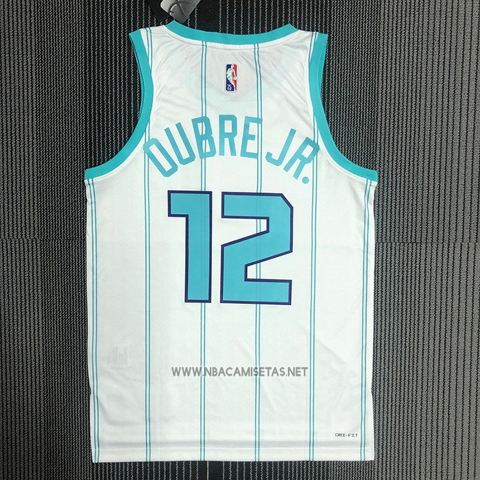Camiseta Charlotte Hornets Kelly Oubre JR. NO 12 Association 2020-21 Blanco